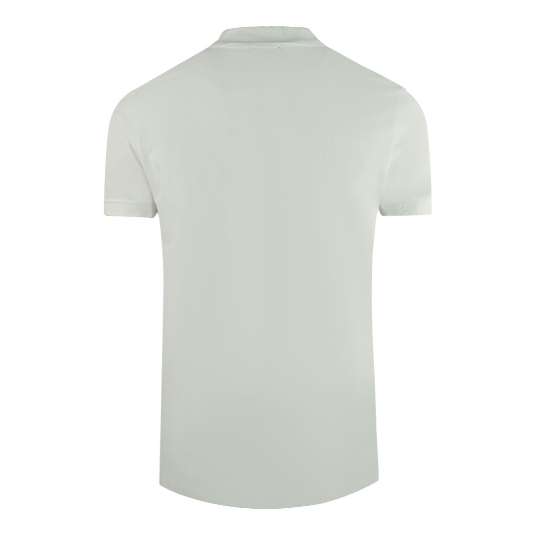 Diesel Division Logo White Polo Shirt