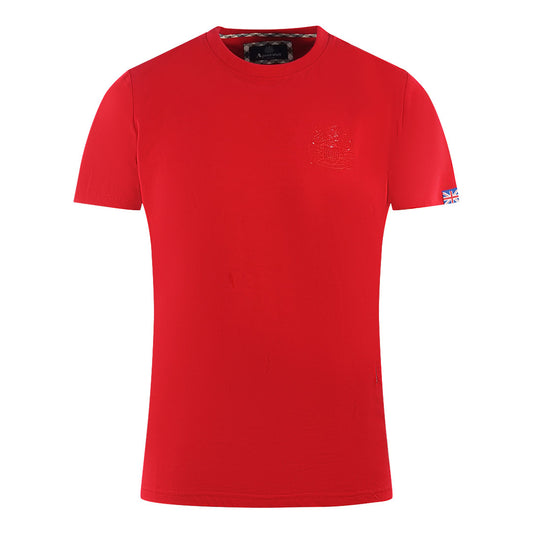 Aquascutum London Tonal Aldis Logo Red T-Shirt
