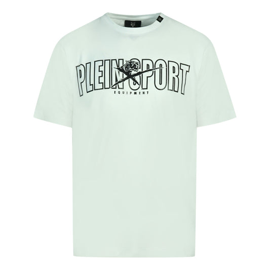 Plein Sport Bold Branded Logo White T-Shirt