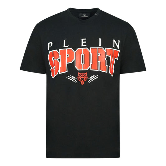 Plein Sport Bold Sport Logo Black T-Shirt