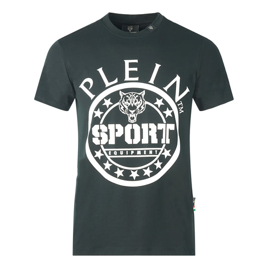Plein Sport Large Circle Logo Black T-Shirt - Nova Clothing