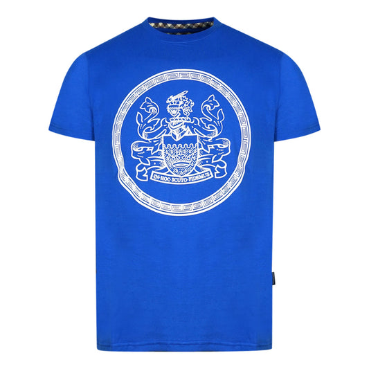 Aquascutum Circle Aldis Logo Blue T Shirt
