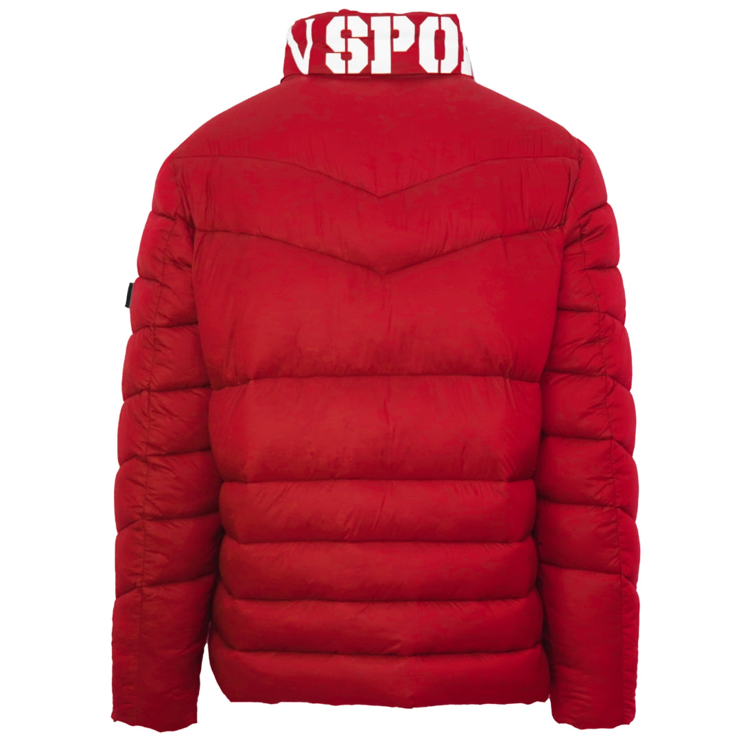 Red jacket logo deals