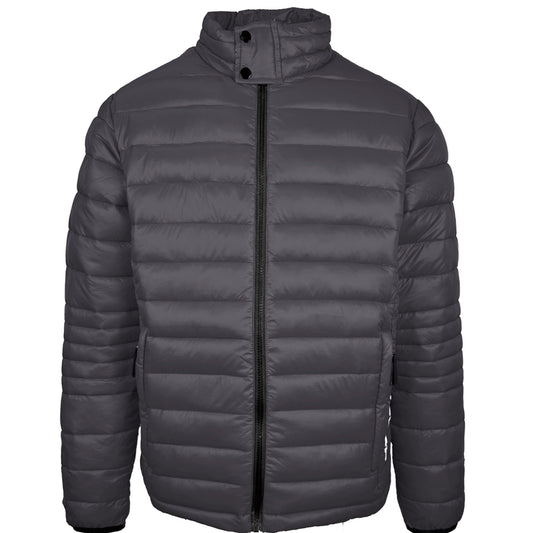 Plein Sport Plain Padded Grey Jacket