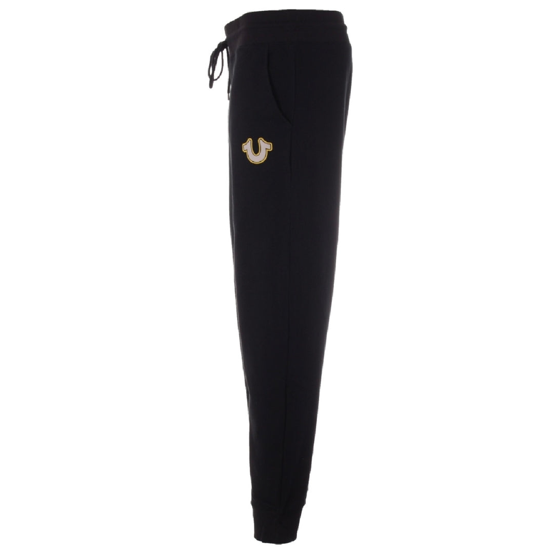 True Religion Horseshoe Puff Jogger Black Sweatpants