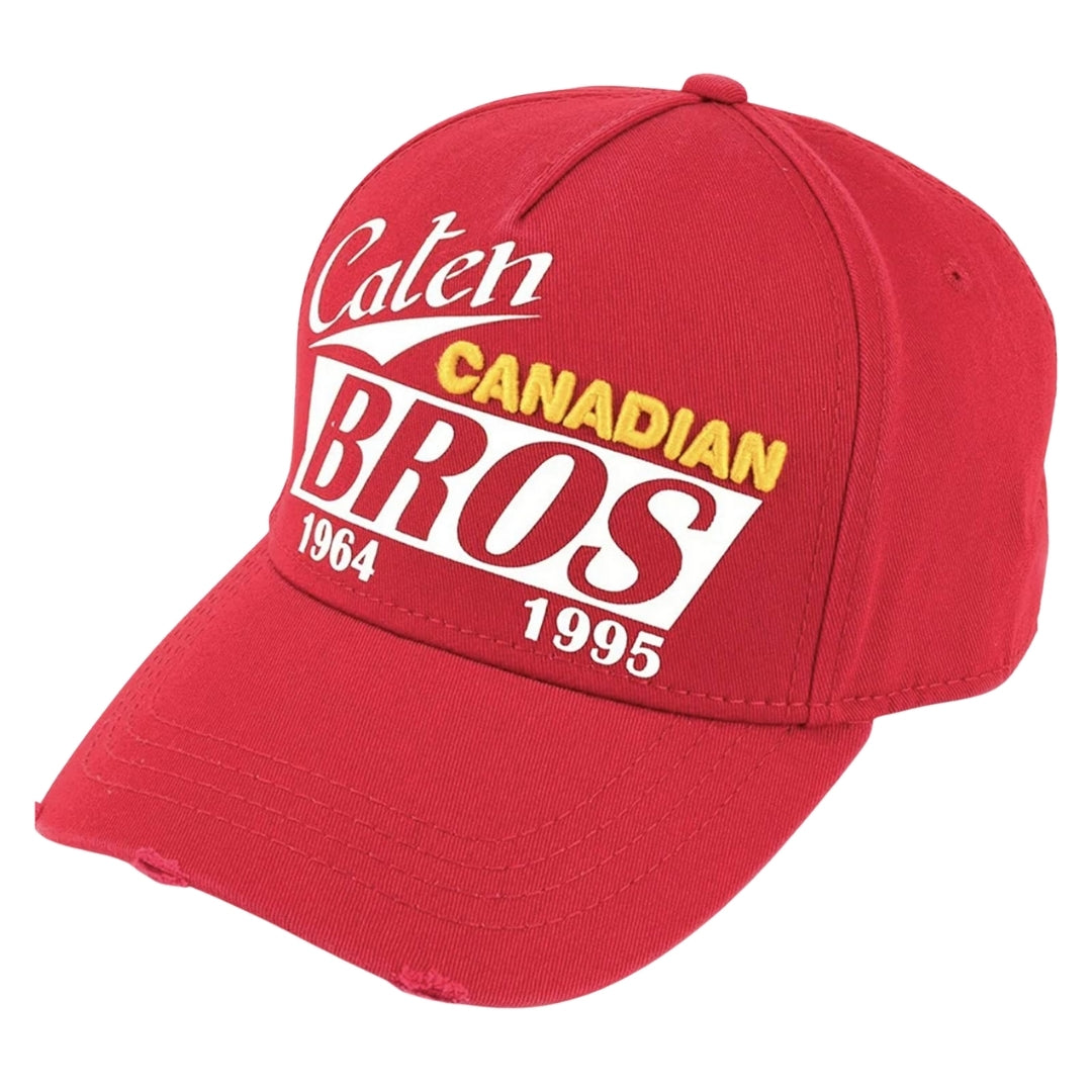 Caten Dsquared Logo Cap Dsquared2 Caten Canadian Bros Red Cap