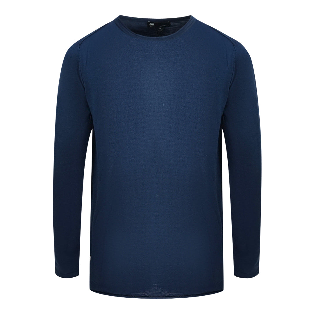G Star Bronek Knitted Blue Jumper