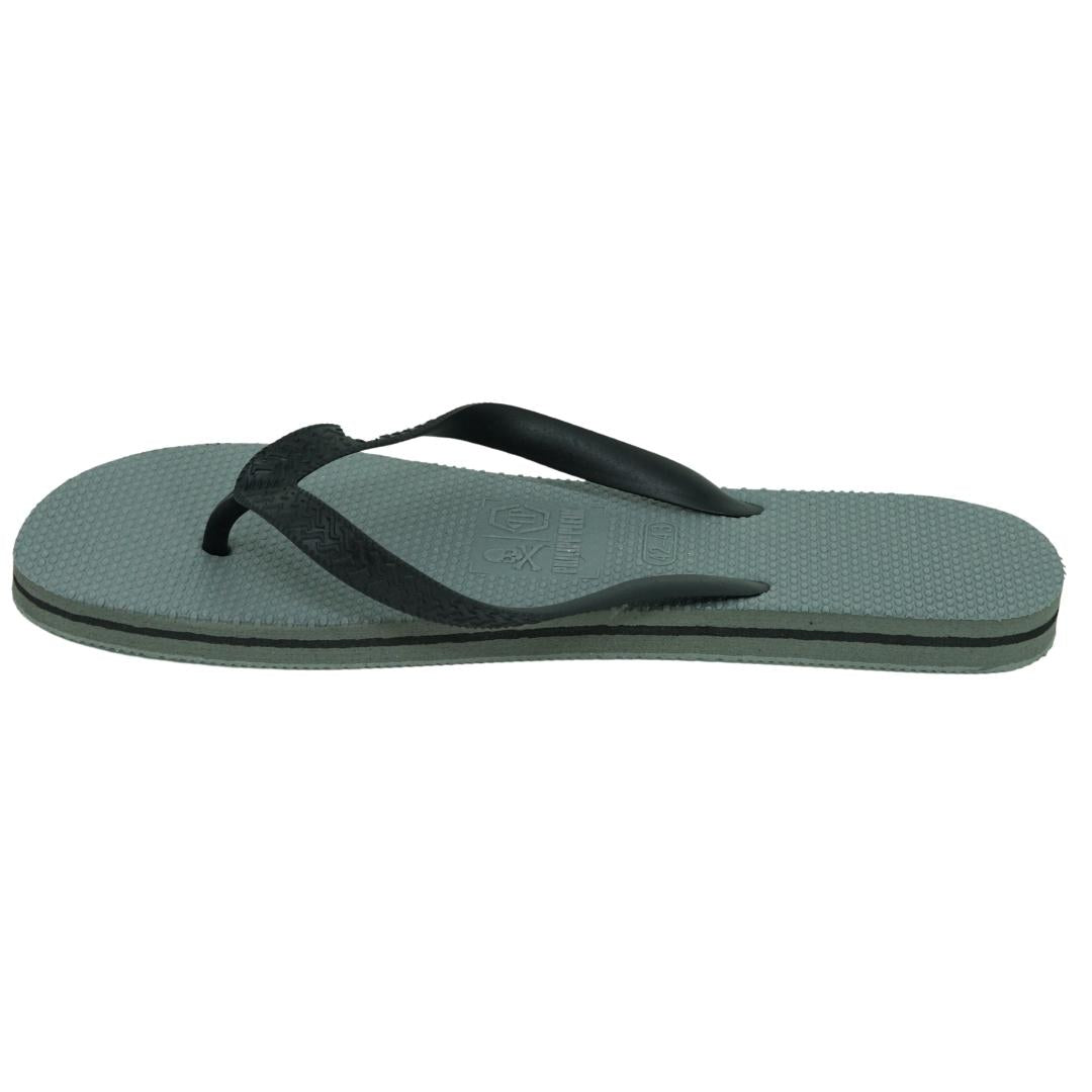 Philipp Plein Brand Logo Grey Flip Flops