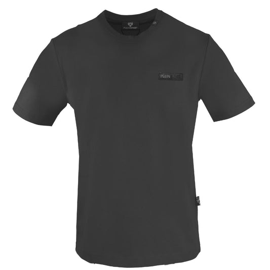 Philipp Plein Sport Plaque Logo Black T Shirt - Nova Clothing